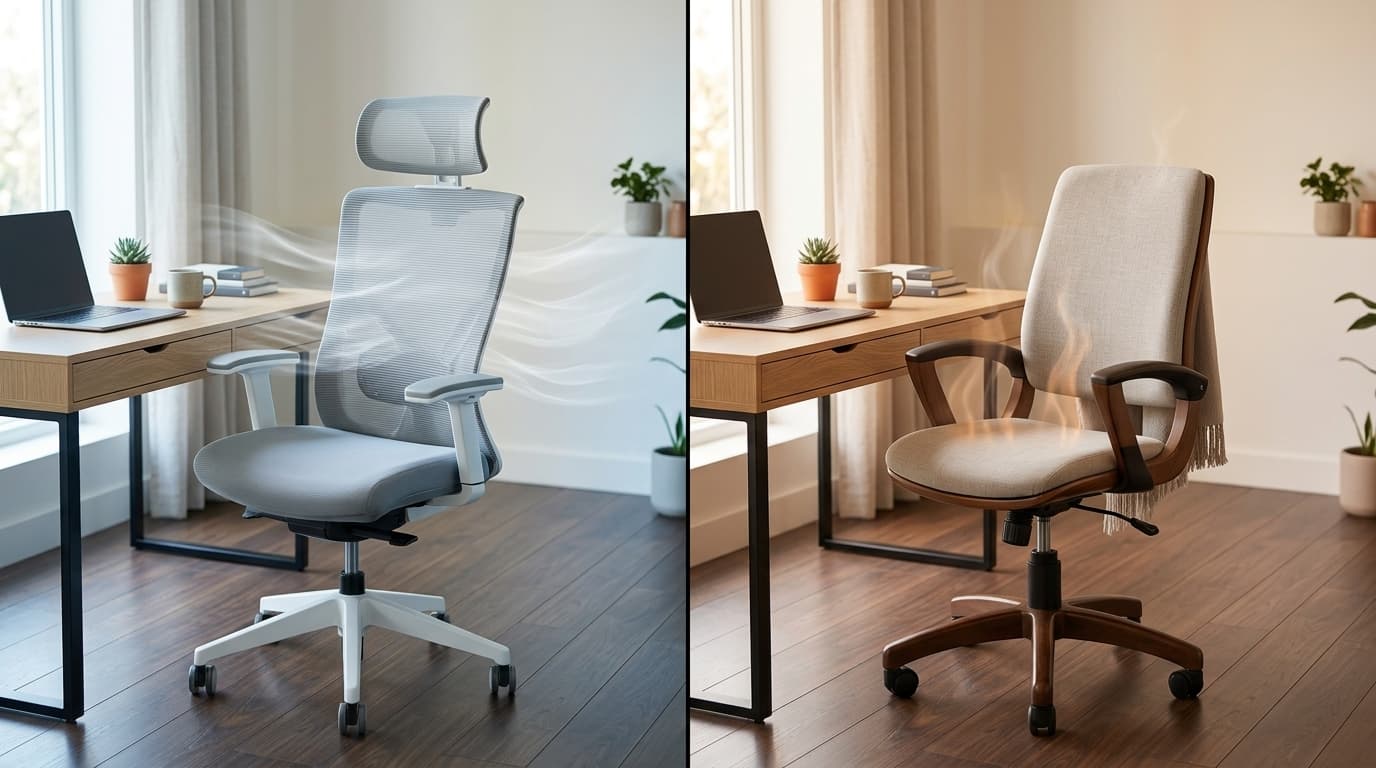Mesh vs Fabric Office Chair: Which Is Better for Hot Weather?