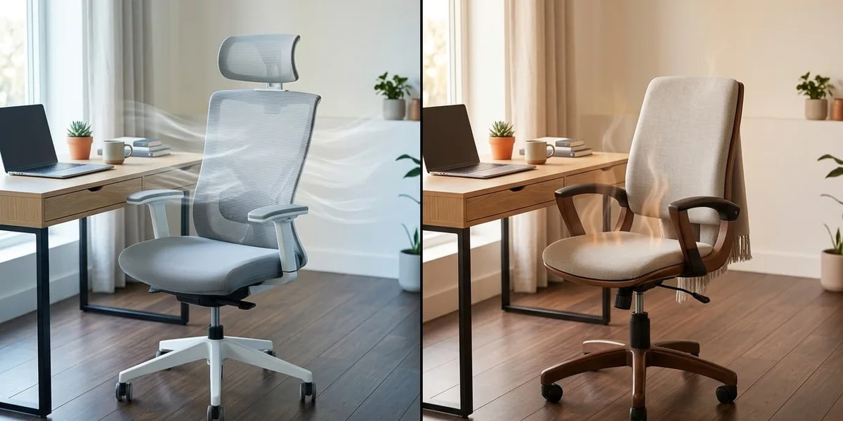 Mesh vs Fabric Office Chair: Which Is Better for Hot Weather?